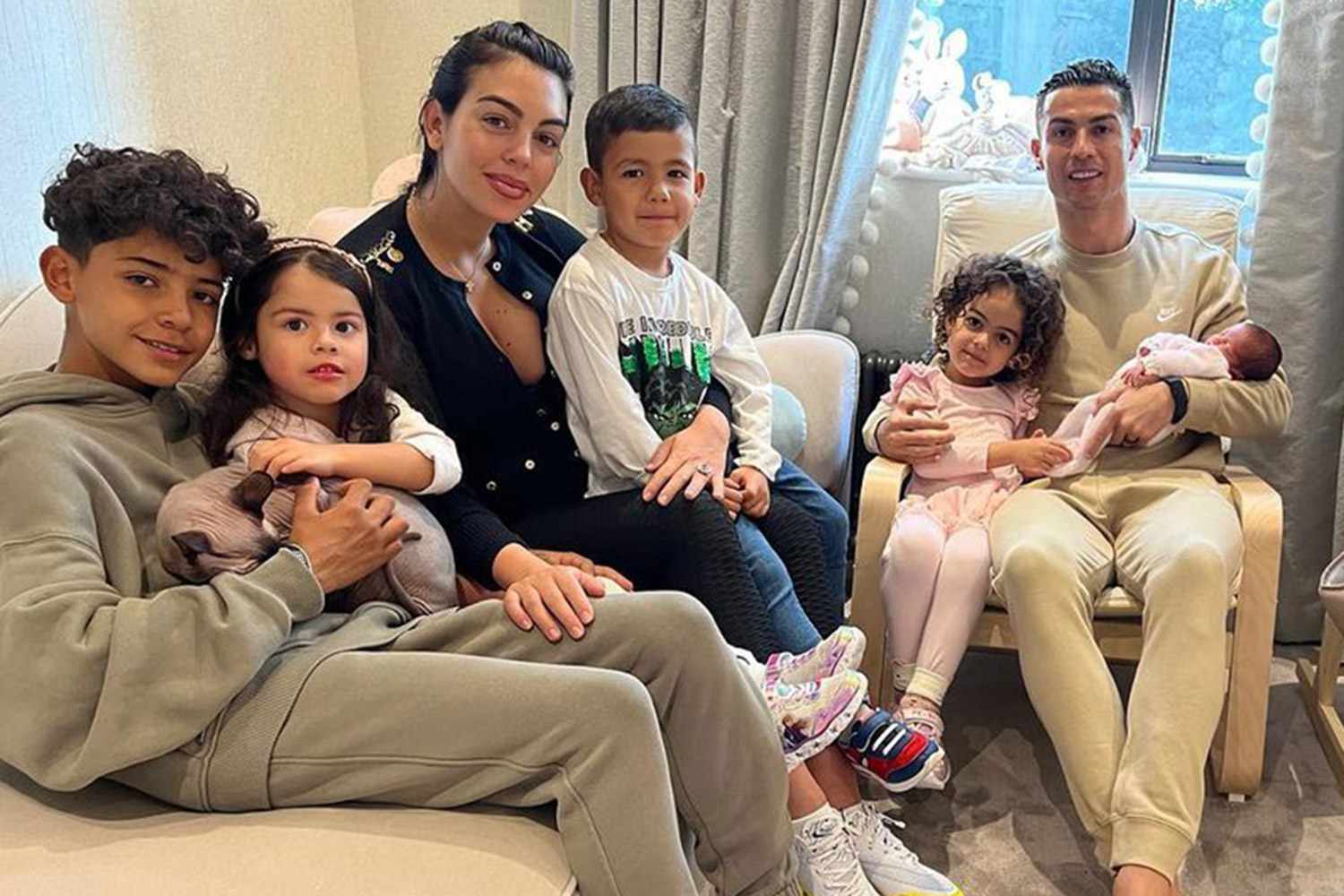 La famiglia di Cristiano Ronaldo